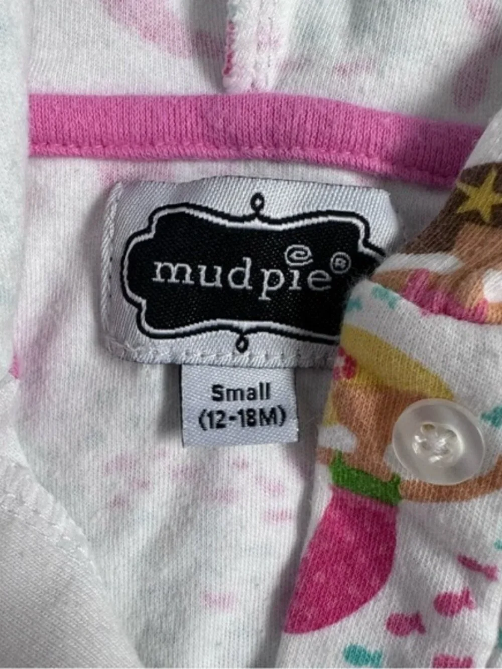 Mud Pie | Baby Mermaid Cover-Up, Multi | Size Small 12-18 Months